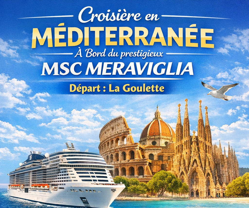 Croisière en Méditerranée MSC MERAVIGLIA 