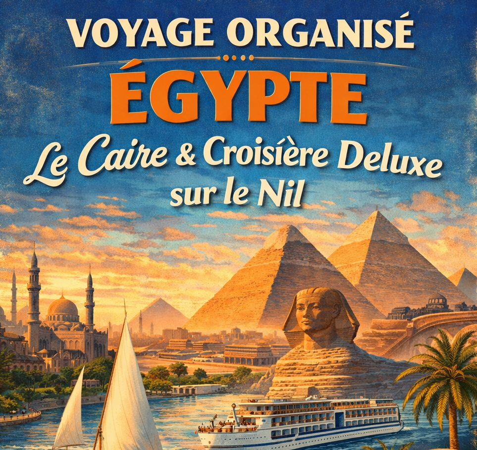 VOYAGE IN Égypte : Le Caire & Croisière Deluxe sur le Nil